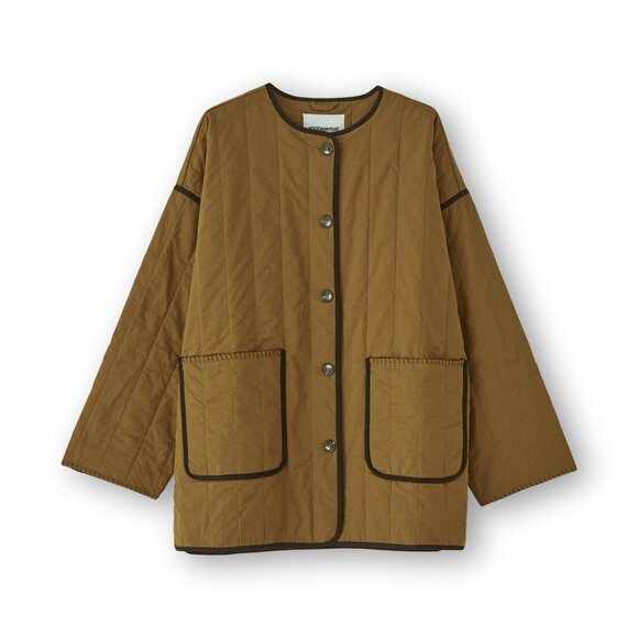 H20 Fagerholt Arrived Quilted Jacket Revolve Oversized Small Brown SEE PHOTOS - Picture 1 of 8